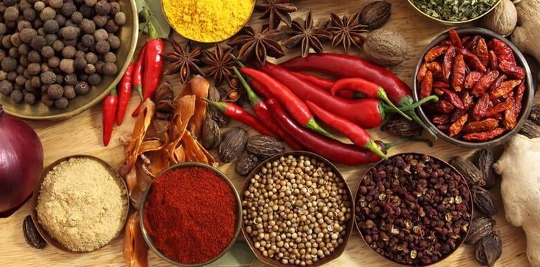 During a diet for pancreatitis, it is necessary to exclude spices and seasonings from the diet. 