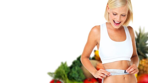Following proper nutrition, the girl lost 10 kilograms in a month